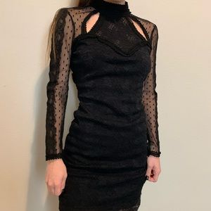 black & lace free people dress!